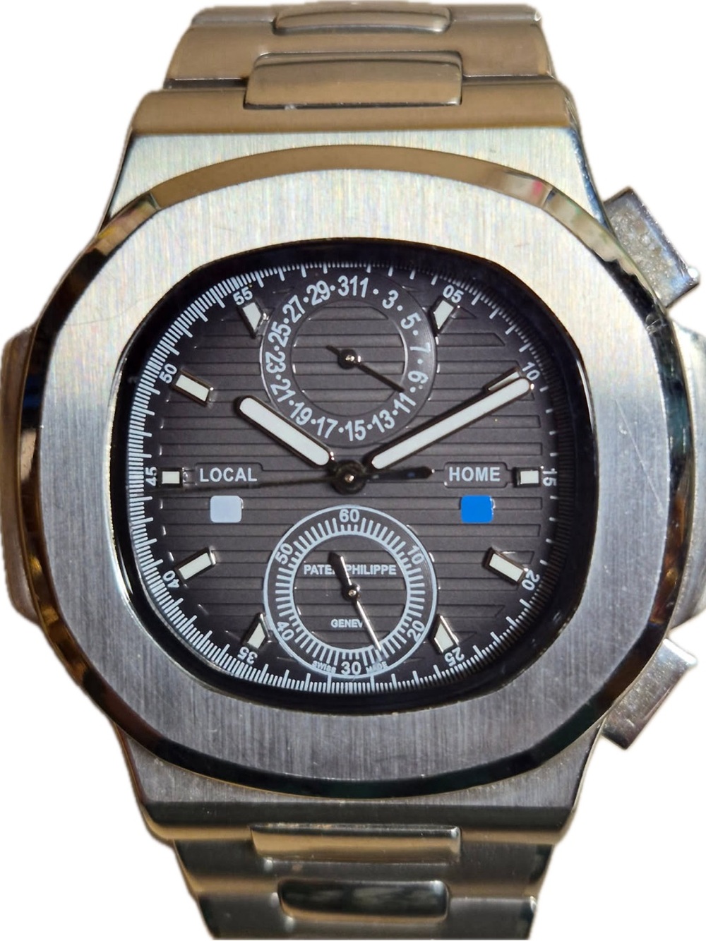 PATEK PHILIPPE-INSPIRED 
NAUTILUS TRAVEL TIME 
40.5MM 2017 WATCH